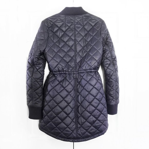 Women's Quilted Jacket - Navy - Picture 6 of 11